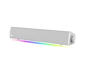 Creative Labs Soundbar GS3 biela / Soundbar / RGB / 24W / Bluetooth 5.4 / USB-C / AUX