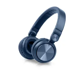 Rozbalené - Muse M-276BTB modrá / Bezdrôtové slúchadlá / mikrofón / Bluetooth & 3.5mm Jack / rozbalené