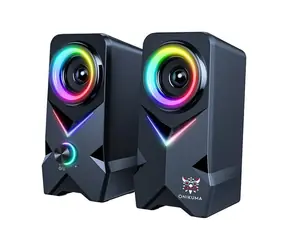 Onikuma L2 čierna / Herné reproduktory / RGB / USB / Bluetooth / kábel 1.4 m
