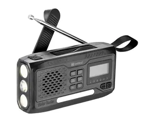 Rozbalené - Sandberg Survivor DAB Radio All-in-1 4500 čierna / FM + DAB / Powerbanka 4500mAh / Bluetooth reproduktor / rozbalené