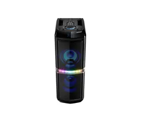 Rozbalené - Blaupunkt PS05.2DB čierna / prenosný reproduktor / BT / USB / AUX / 800W / LED / FM / rozbalené