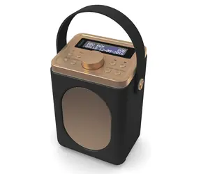 Majority Little Shelford čierna / Prenosné rádio / 4X AA / DAB+ / FM 