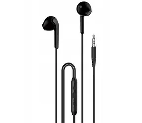 Dudao X3 drôtové slúchadlá do uší čierna / s mikrofónom / 3.5 mm jack 