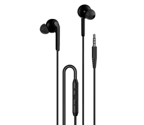 Dudao X3 drôtové slúchadlá do uší čierna / s mikrofónom / 3.5 mm jack 