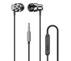 Dudao X10 PRO drôtové slúchadlá do uší čierna / s mikrofónom / 3,5 mm mini jack / kábel 1.2 m