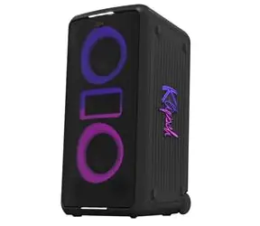 Klipsch Miami čierna / Bluetooth párty reproduktor / 360 W / mikrofón / AUX / USB / RGB / IPX4