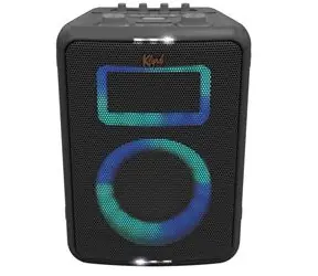 Klipsch Vegas čierna / Bluetooth párty reproduktor / 220 W / mikrofón / AUX / USB / RGB / IPX4