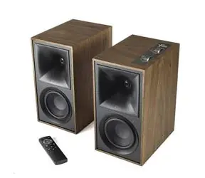 Klipsch The Fives - Walnut (1 pár) / Aktívne reproduktory / 160 W / HDMI | optický | RCA | 3.5 mm | USB | BT / 109 dB