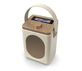 Rozbalené - Majority Little Shelford krémová / Prenosné rádio / 4X AA / DAB+ / FM / rozbalené