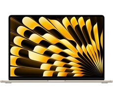 Apple MacBook Air 15" M4 2025 Starlight CZ / Apple M4 / 16GB / 256GB SSD / Apple 10-jadrová iGPU / macOS 
