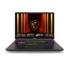 MSI Vector 16 HX AI A2XWIG-023CZ sivá / 16" QHD+ / Intel Core Ultra 9 275HX / 32GB / 1TB SSD / RTX 5080 16GB / W11H