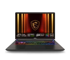 MSI Vector 16 HX AI A2XWHG-095SK šedá / 16" QHD+ / Intel Core Ultra 7 255HX / 32GB / 1TB SSD / RTX 5070Ti 12GB / W11H