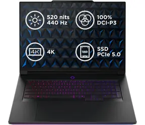 Lenovo Legion 9 18IAX10 čierna / 18" WQUXGA / Intel Core Ultra 9 275HX / 64GB / 2TB SSD / RTX 5080 16GB / W11P
