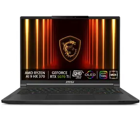 Rozbalené - MSI Stealth A16 AI+ A3XWHG-031CZ čierna / 16" QHD+ / AMD RYZEN AI 9 HX 370 / 32G / rozbalené