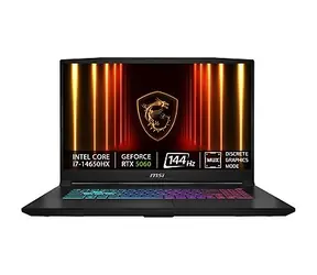 MSI Katana 17 HX B14WFK-283XCZ čierna / 17.3 "FHD / Intel Core i7-14650HX / 32GB RAM / 1TB SSD / RTX 5060 8GB / Bez OS