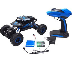 AMEWI Conqueror 4WD Rock Crawler modrá / RC auto / 1:18 / diaľkové ovládanie / 2.4GHz / NiMH 700mAh 4.8V