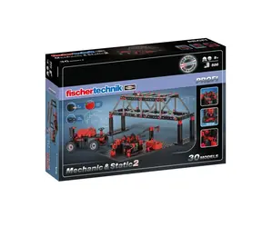 Fischertechnik Profi 536622 Mechanic + Static 2 / Konštrukčné modely / od 9 rokov / 30 modelov / 500 dielov