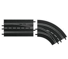 Carrera 30365 D132 | D124 - Predbiehanie do zákruty - pravé vnútorné