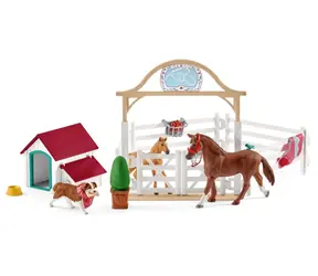 Schleich Horse Club 42458 Hosťujúci kone Hannah s fenkou Ruby / od 3 rokov / 20 figúrok