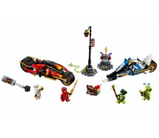 LEGO® NINJAGO® 70667 Kaiova motorka s čepeľami a Zaneov snežný automobil / Počet dielikov: 376 / od 8 rokov