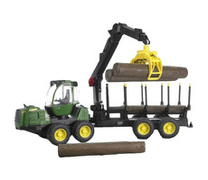 Bruder 02133 Lesnícky traktor John Deere 1210E / 1:16 / od 4 rokov