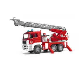 Bruder 02771 Nákladné auto MAN s požiarnym rebríkom a sirénou / 1:16 / od 4 rokov