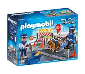 Playmobil® City Action 6878 Policajný zátaras cestná kontrola /od 4 rokov