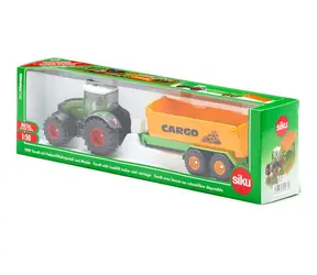 Siku Farmer 1989 Traktor Fendt s vyklápacím prívesom / 1:50 / od 3 rokov