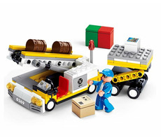 Sluban Letisko M38-B0369 Nakladač batožiny / Lego - kompatibilný / Počet figúrok|dielikov: 1|222 / od 6 rokov