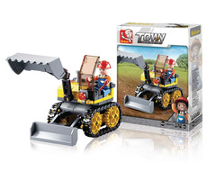 Sluban Town Stavitelia M38-B0377C Malý pásový bager / LEGO - kompatibilný / Počet figúrok|dielikov: 1|91 / od 6 rokov