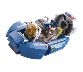 Sluban Polícia M38-B0638A Vznášadlo / LEGO - kompatibilný / Počet figúrok|dielikov: 1|74 / od 6 rokov