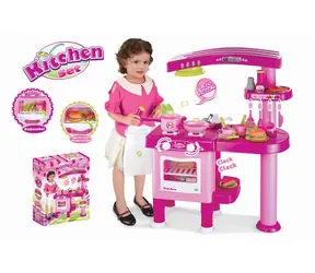 G21 Kuchynka veľká s príslušenstvom ružová / Rozmery 80.5 x 33 x 82.5 cm / od 3 rokov