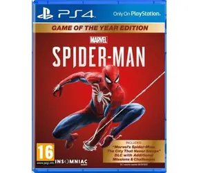 PS4 Marvel Spider-Man GOTY / Akčné / Angličtina / od 16 rokov / Hra pre Playstation 4