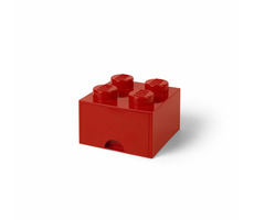 Room Copenhagen 40051730 Úložný box so šuplíkom 250x250x180mm - červená