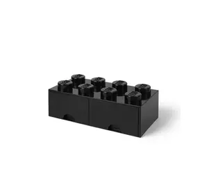 Lego Storage 40061733 Úložný box so šuplíkom 250x500x180mm - čierna