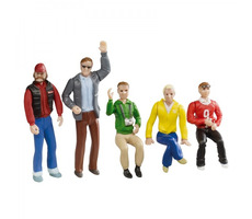 Carrera 21127 EVO | D132 | D124 - Figúrky - Diváci (2 stojaci &amp; 3 sediaci)