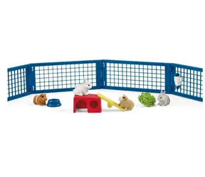 Schleich Farm World 42500 Ohrádka pre králiky a morčatá / od 3 rokov