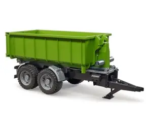 Bruder 02035 Zelený automobil so sklápacím kontajnerom / 1:16 / 3+