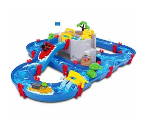 BIG AquaPlay Vodná dráha Mountain Lake s jaskyňou &amp; šmykľavkou a priehradou + 2 figúrky