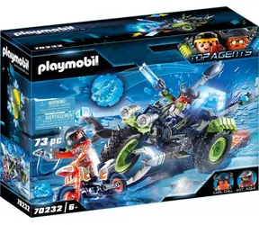 Playmobil® Top Agents 70232 ARCTIC REBELS Ľadová trojkolka /od 4 rokov