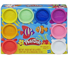 Hasbro Play-Doh Balenie 8 farebných téglikov - Rainbow / od 2 rokov