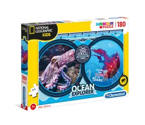 Clementoni 29205 PUZZLE National geographic KIDS - Oceánska výprava / 180 dielikov / od 7 rokov