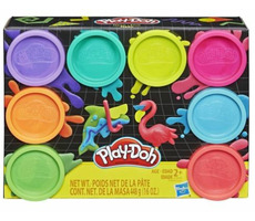 Hasbro Play-Doh Balenie 8 farebných téglikov - Neon / od 2 rokov