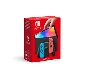 Nintendo Switch - červená &amp; modrá (OLED model)