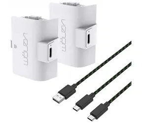 Venom VS2874 2ks biela / Batéria pre Xbox S/X/One ovládač / 2x 1100mAh