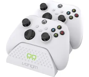 Venom VS2871 biela / Dokovacia stanica pre Xbox S/X/One ovládače / 2x batérie