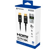 HORI HRP51001 Ultra High Speed 8K HDMI 2.1 PS5 kábel čierna / 2x HDMI 2.1 (M) / 4K @ 120Hz / 8K @ 60Hz
