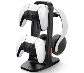 Spigen univerzálny stojan pre herný ovládač a headset čierna