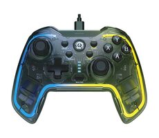 Canyon Drôtový gamepad GP-2 RGB 4v1 (Nintendo Switch & Android TV & PC & PS3) priehľadný