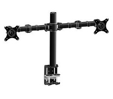IIYAMA DS1002C-B1 držiak na 2 monitory / VESA 75 a 100 / pivot / čierna